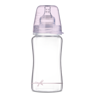 Butelka szklana LOVI Diamond Glass 250 ml Baby Shower Girl